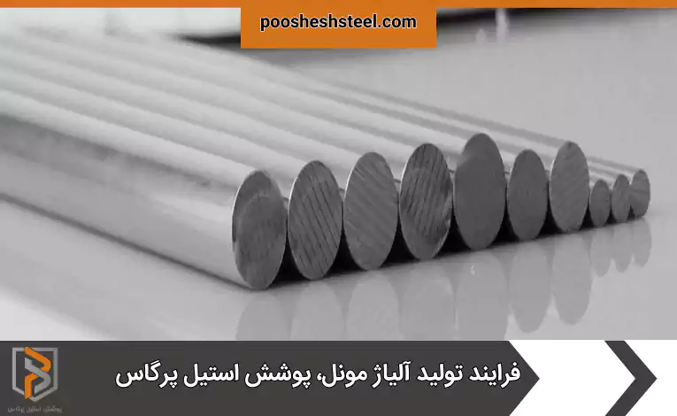 فرایند تولید آلیاژ مونل، پوشش استیل پرگاس